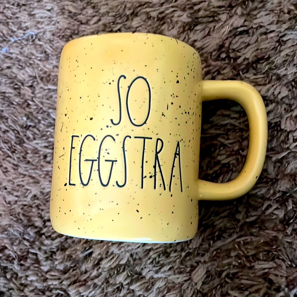 Rae Dunn SO EGGSTRA Speckled Mug